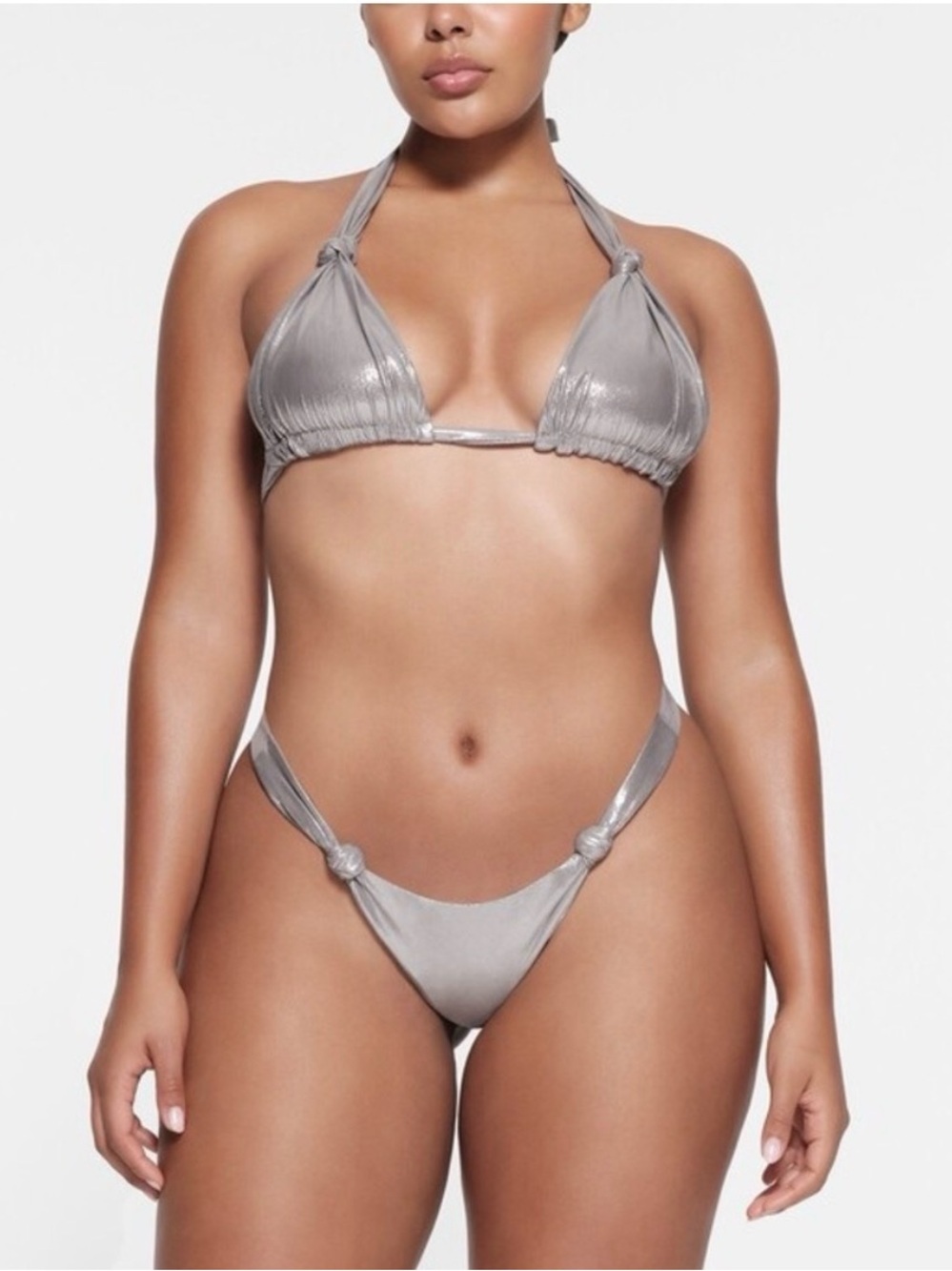 Skims Metallic Bikini